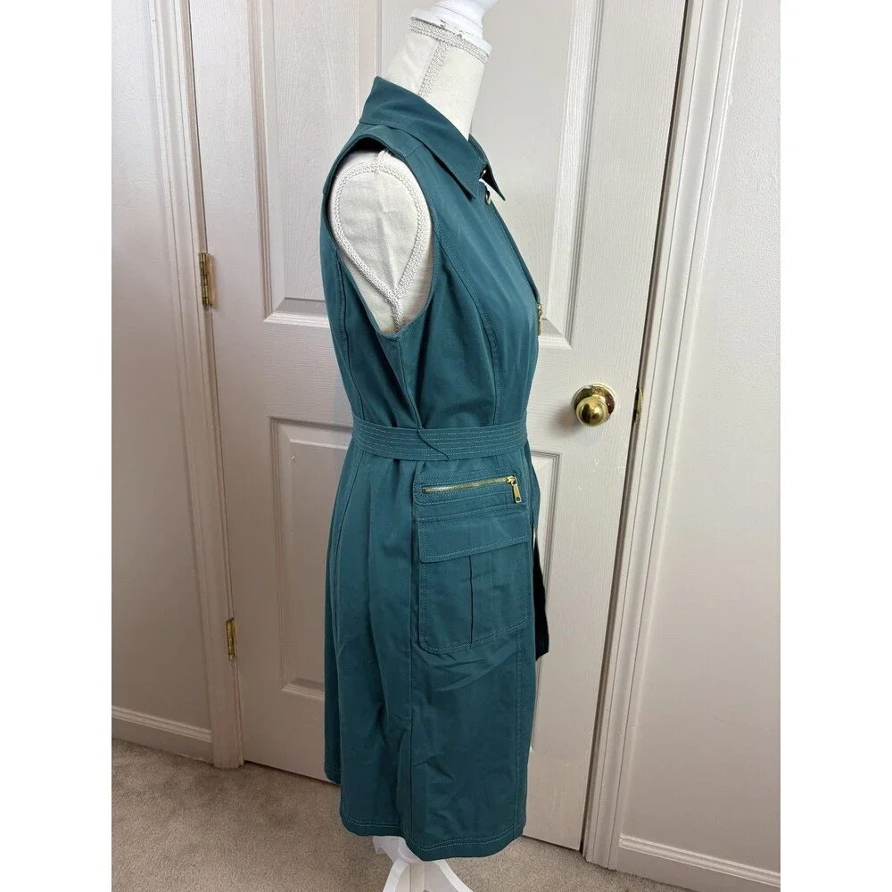 Lafayette 148 Starla Sleeveless Zip Front Dress Size 6 - 432